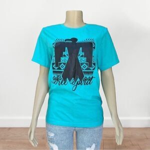 Women's Thunderbird/Free Spirit/Aztec Western Graphic Tee Size‎ Medium